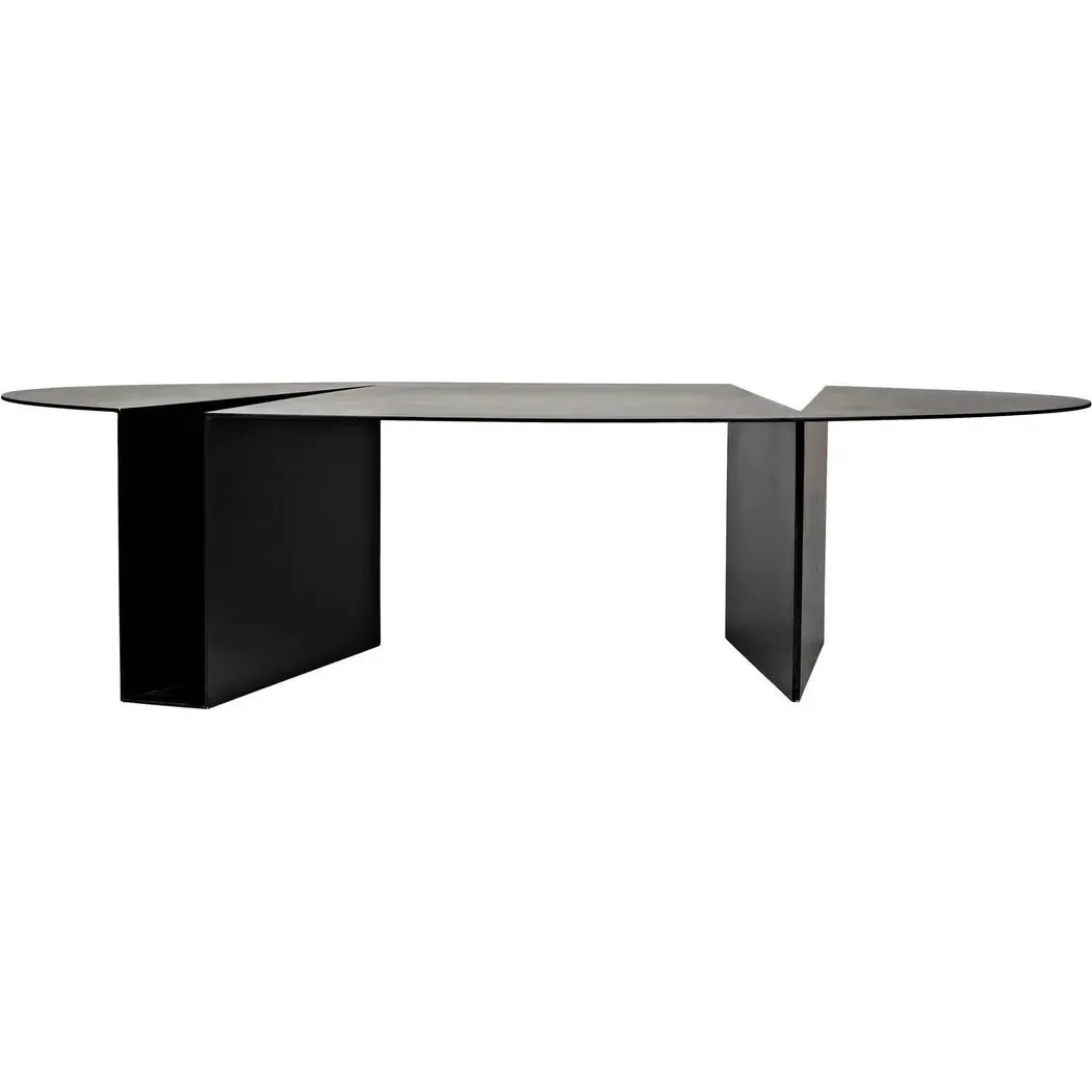 Minerva Coffee Table, Black Steel