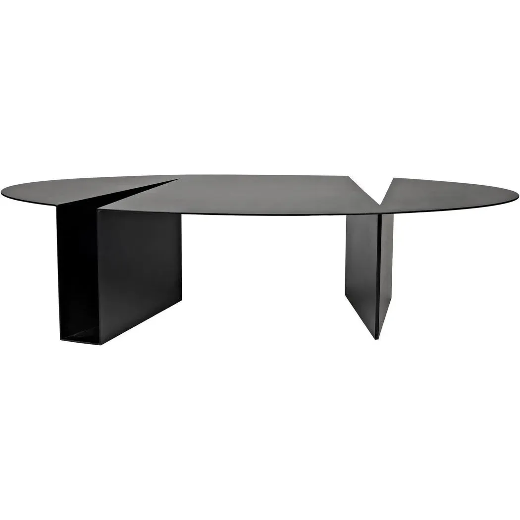 Minerva Coffee Table, Black Steel