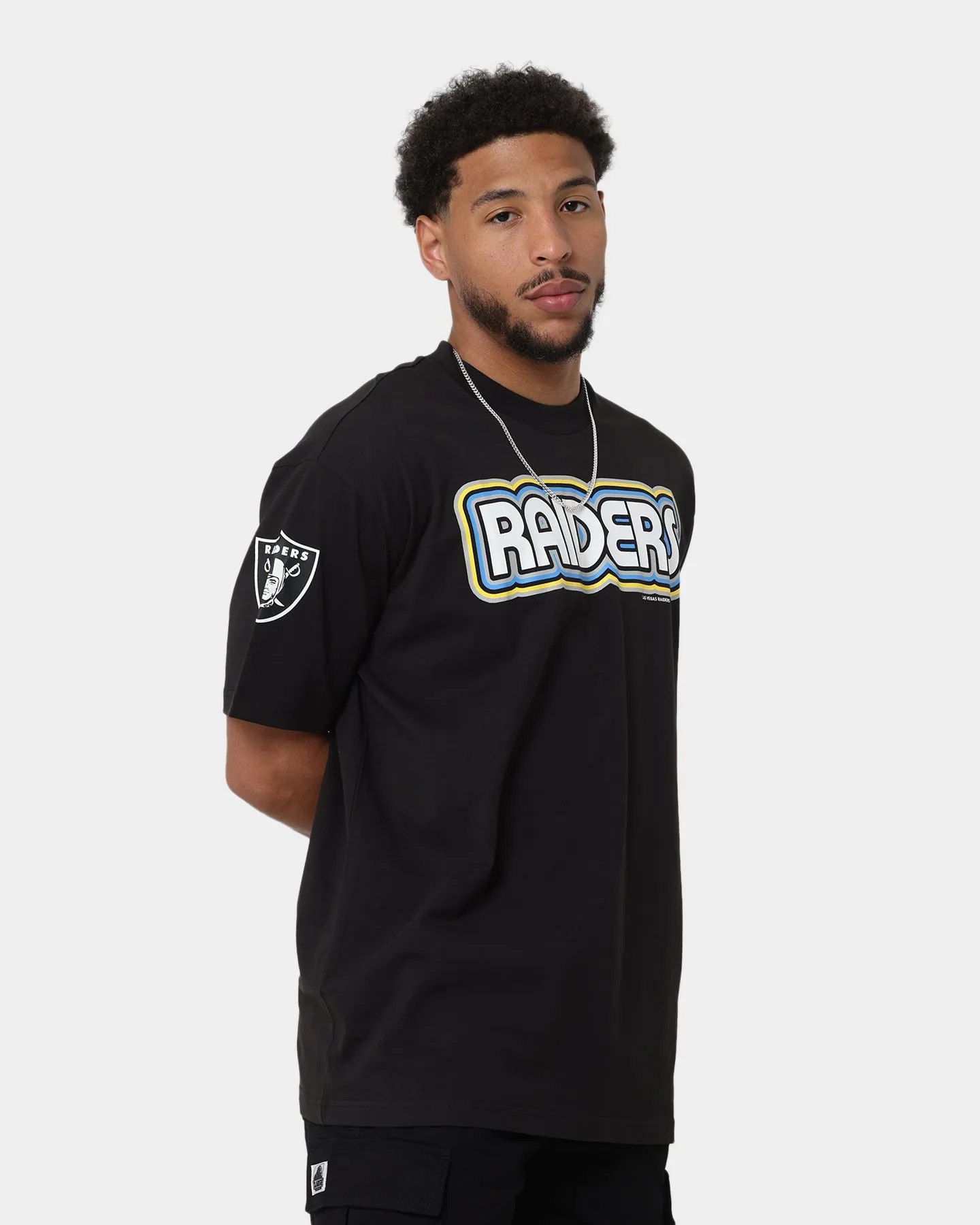 New Era Las Vegas Raiders Retro Outline Logo T-Shirt Black