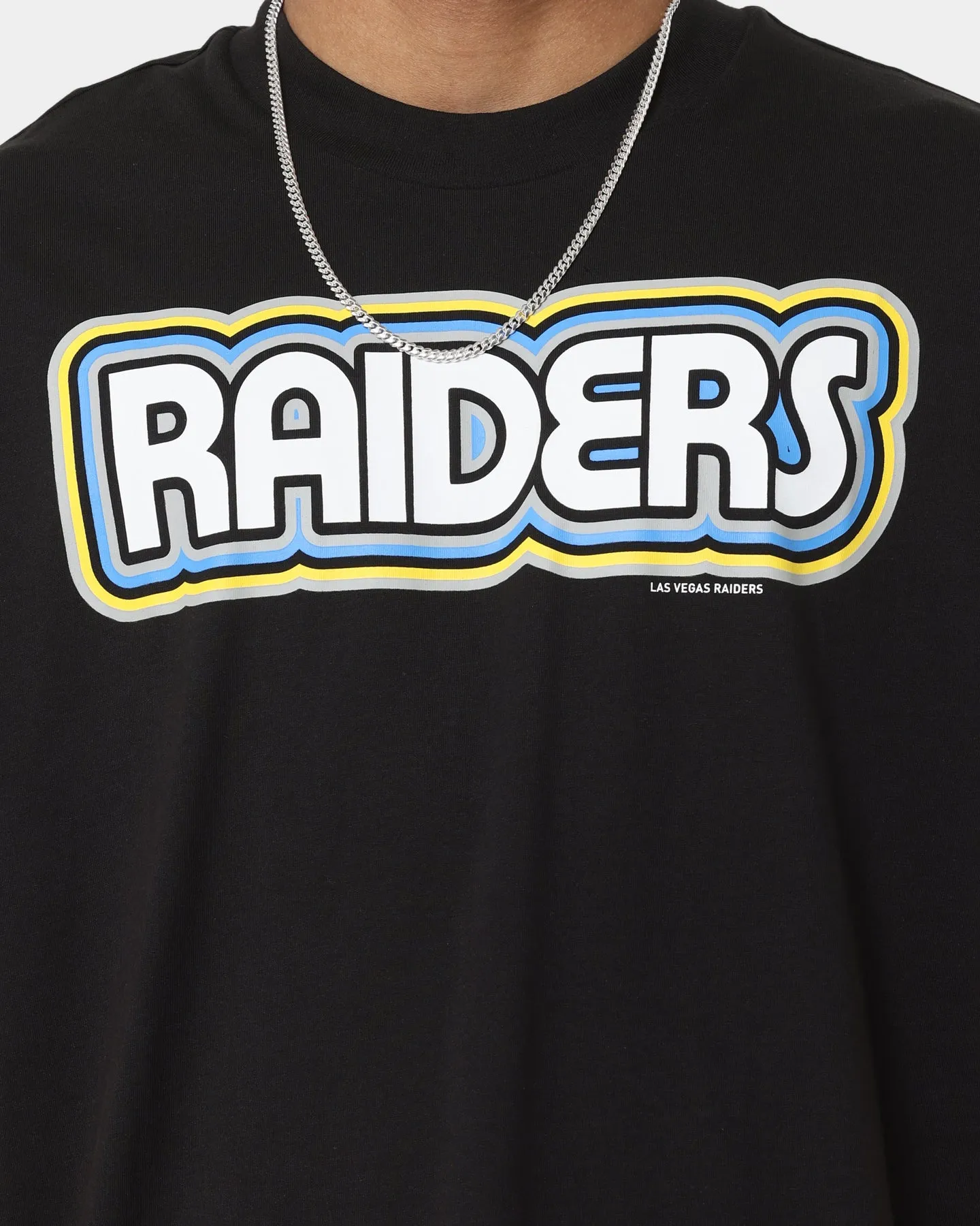 New Era Las Vegas Raiders Retro Outline Logo T-Shirt Black