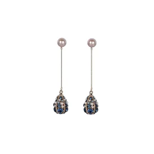 Precious Tear Sapphire Earrings