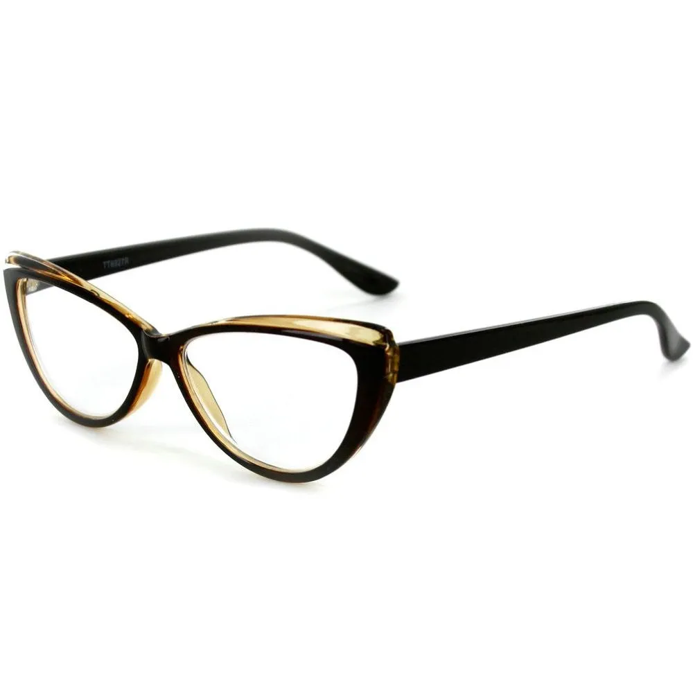 "Caribe"Narrow Fit Cat Eye Readers