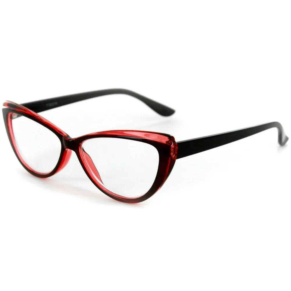 "Caribe"Narrow Fit Cat Eye Readers