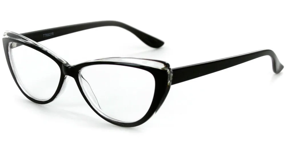 "Caribe"Narrow Fit Cat Eye Readers