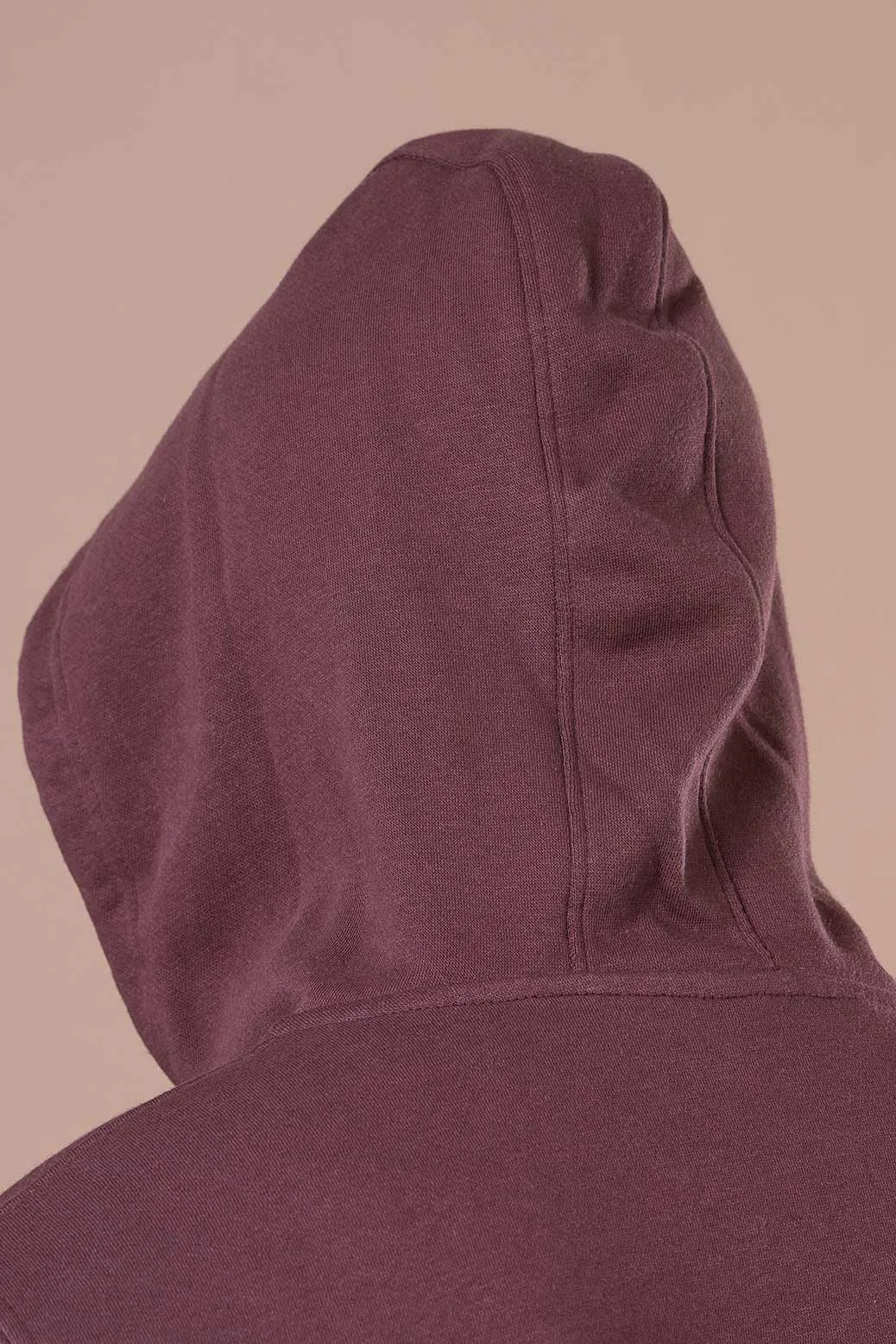 RUDESTYLE ATHLEISURE RELAXED FIT HOODIE-COCA MOCHA