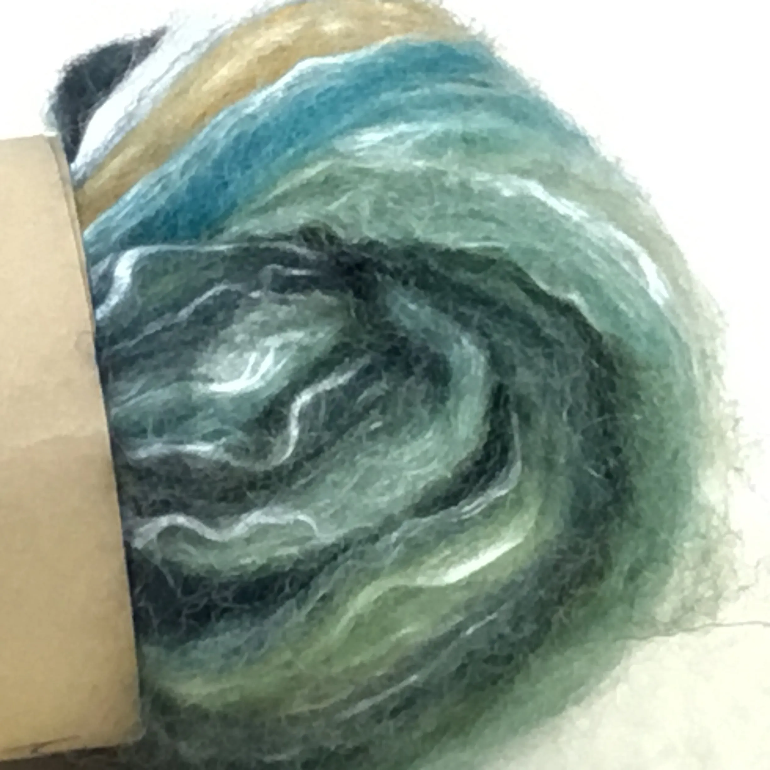 Silk Merino Roving - Multi-Colors