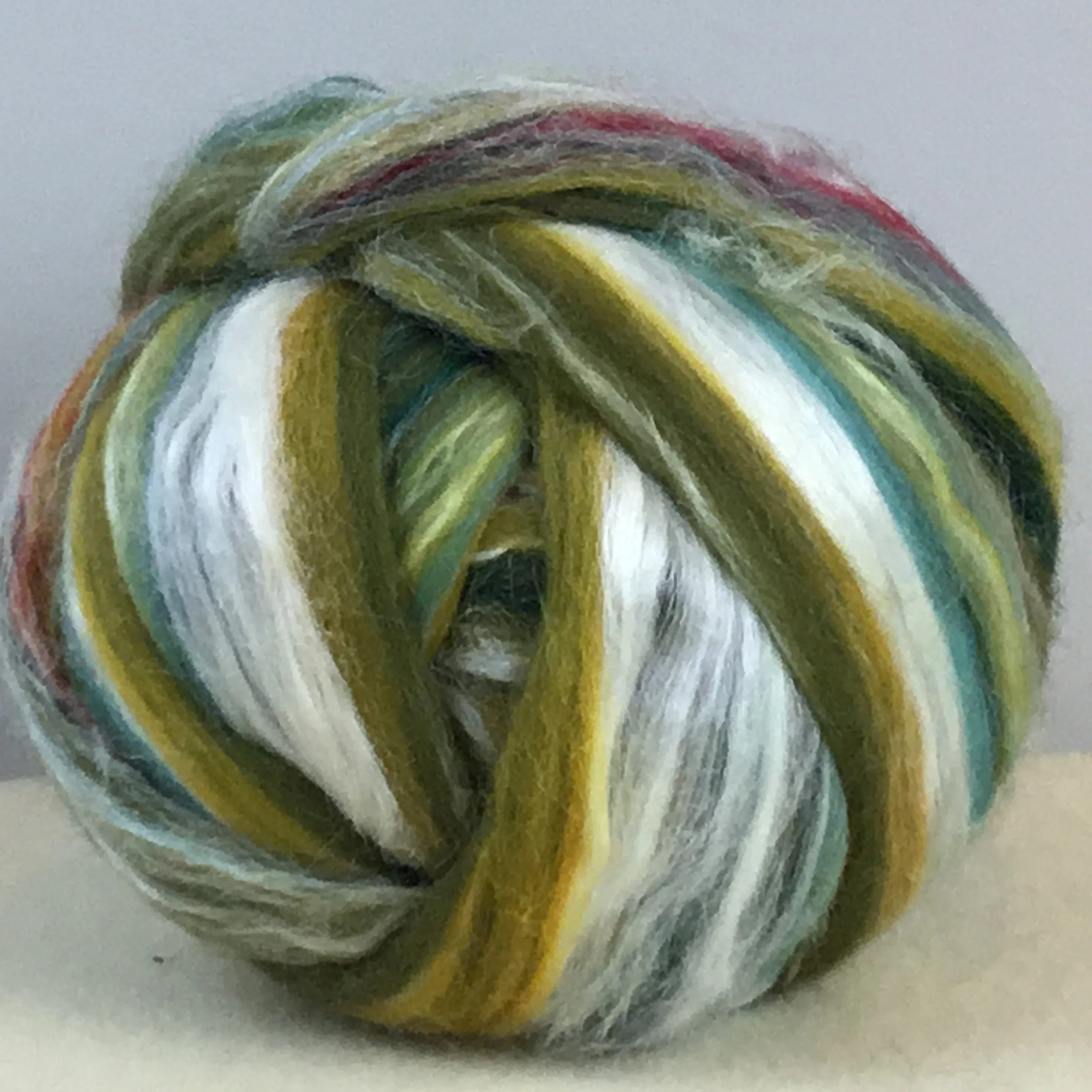 Silk Merino Roving - Multi-Colors