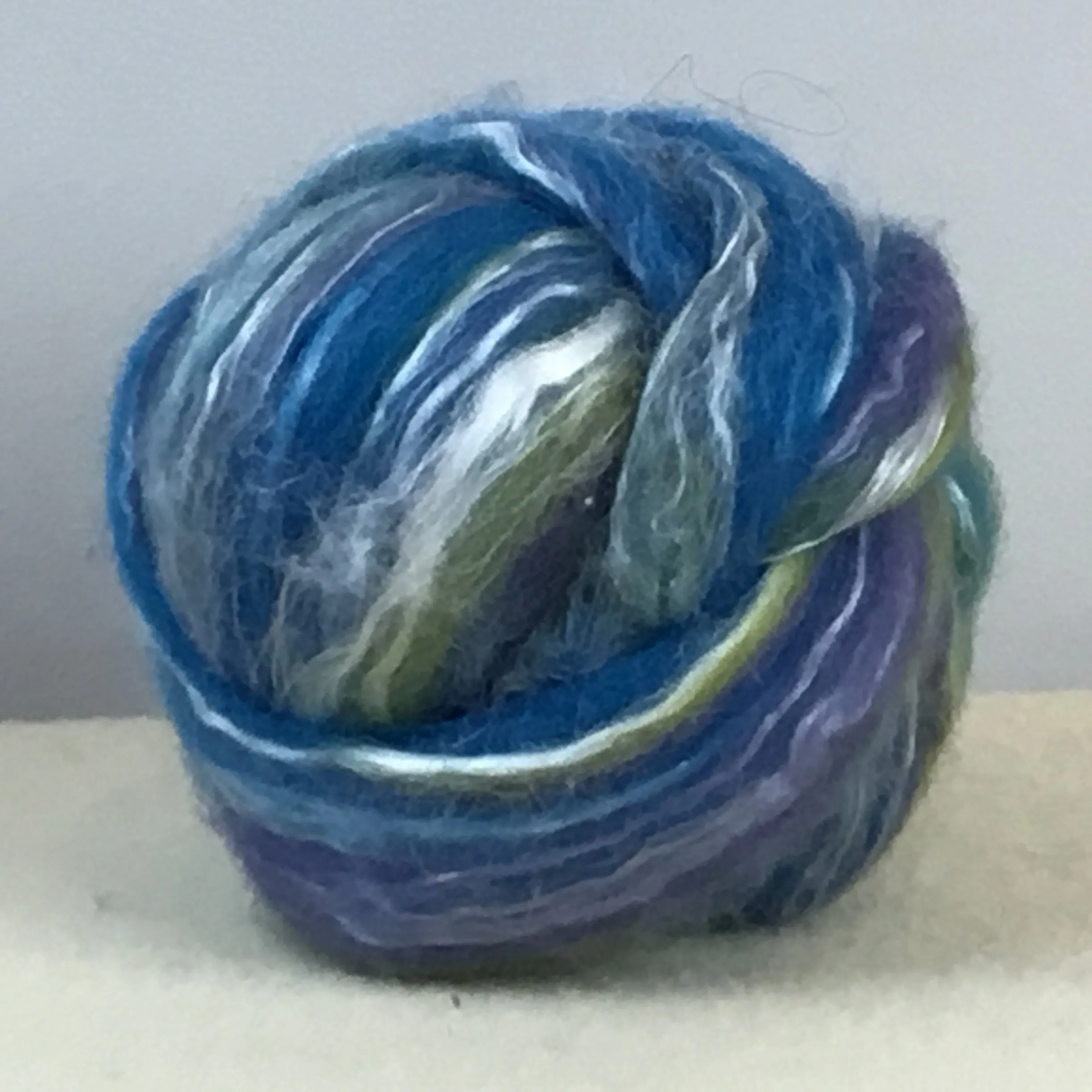 Silk Merino Roving - Multi-Colors