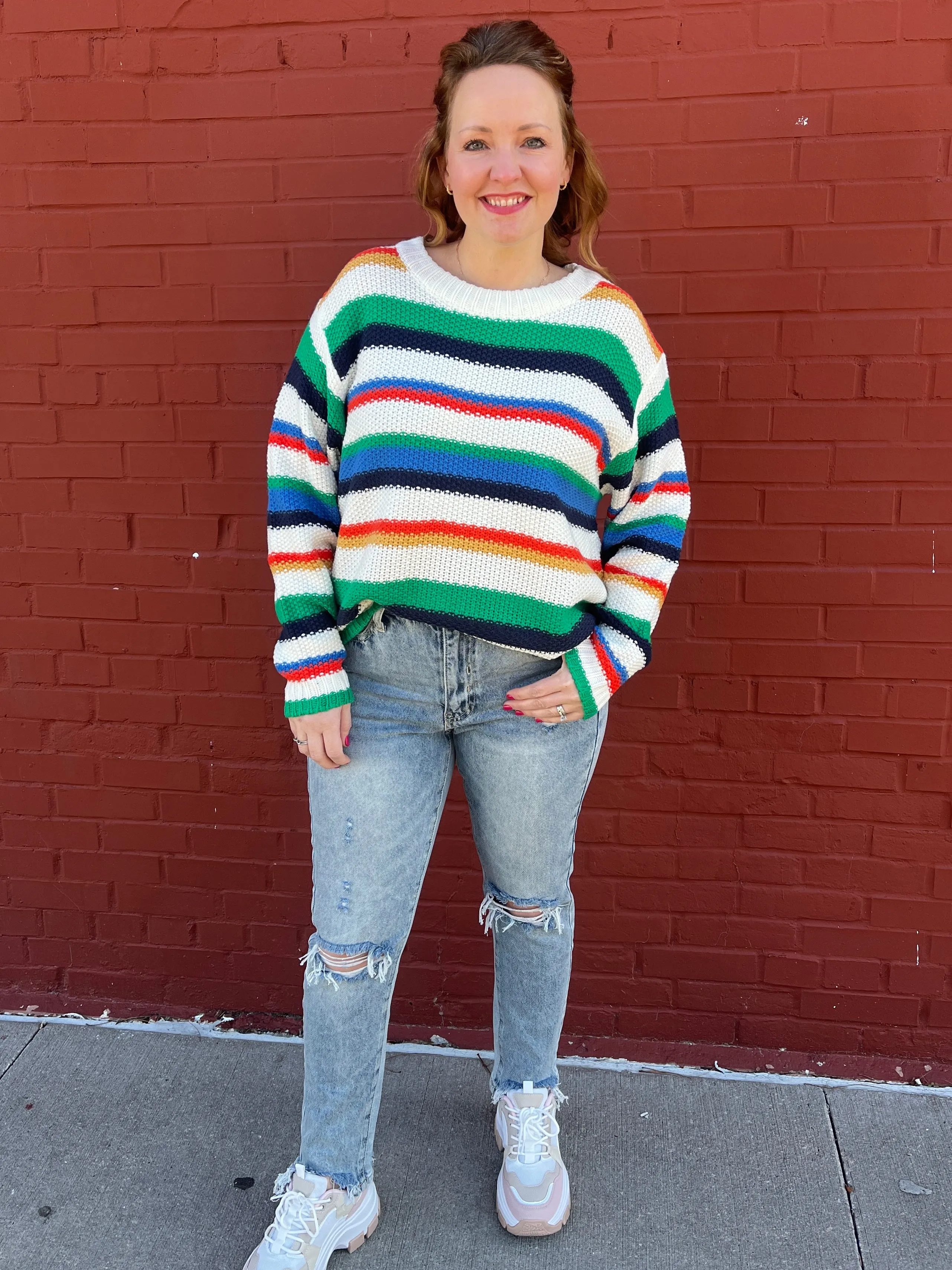 Stripe Cozy Sweater