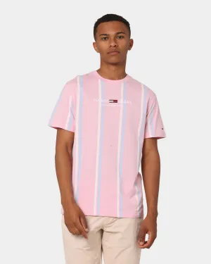 Tommy Jeans Stripe 3 T-Shirt Romantic Pink