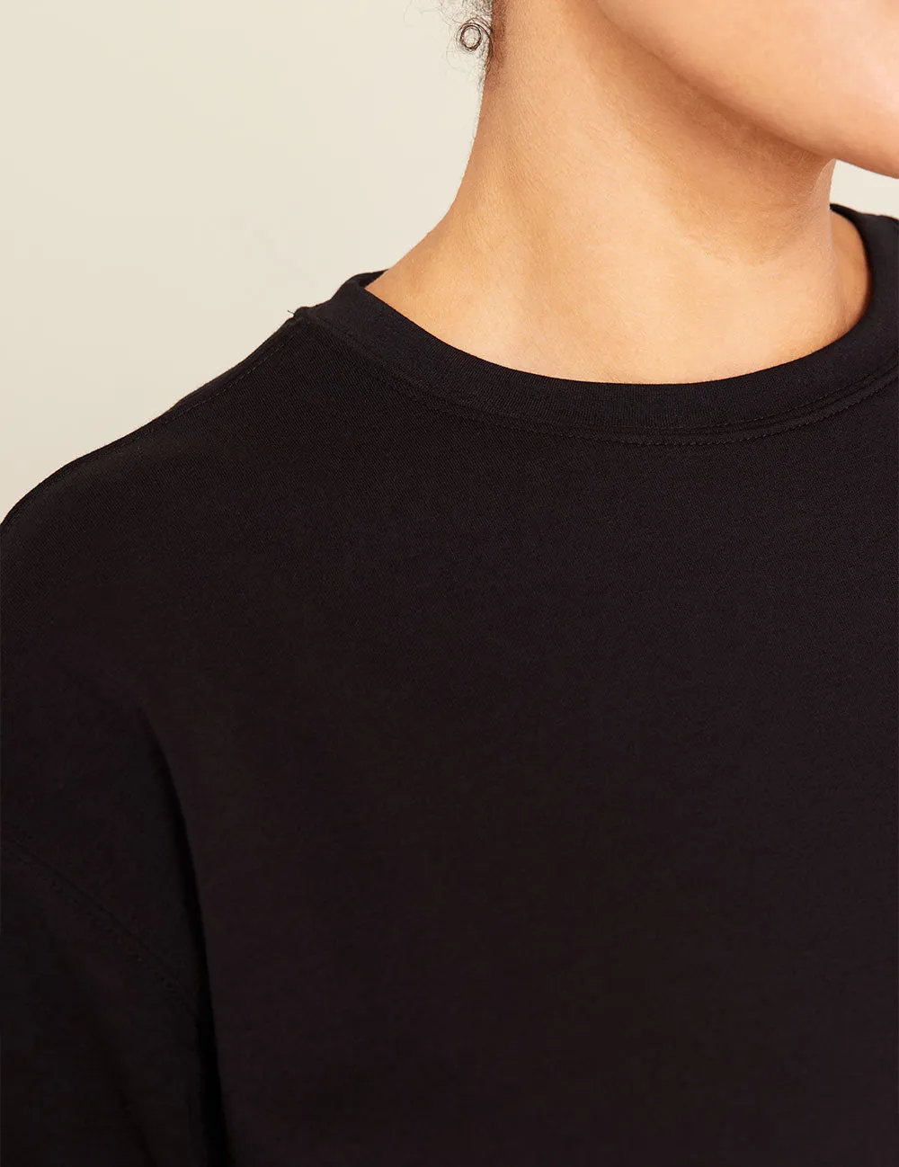 Unisex Crew Neck Sweater - Black