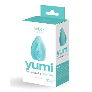 VeDO YUMI Rechargeable Finger Vibe (Tease Me Turquoise)