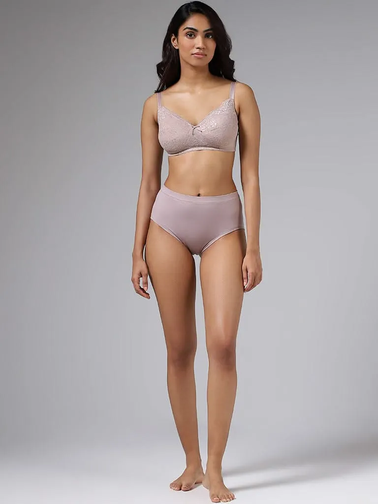 Wunderlove Light Grey Lace Bralette